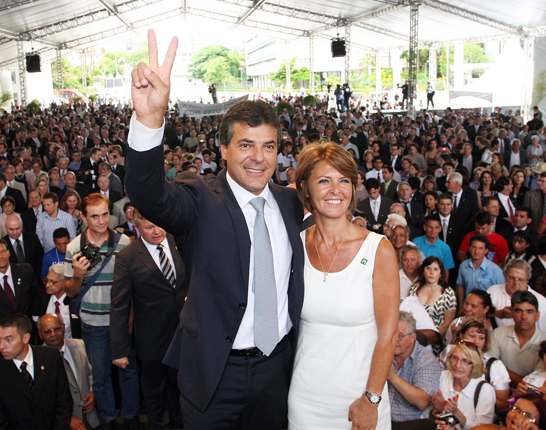 Posse como governador do Paraná