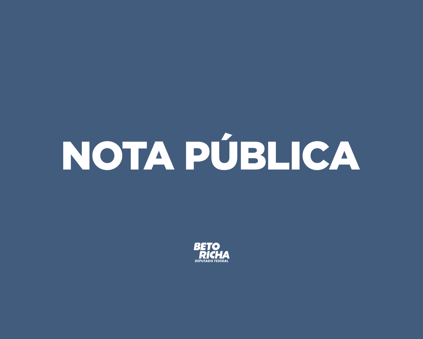 NOTA PÚBLICA